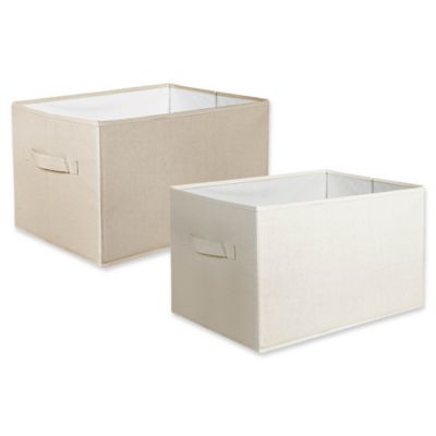 linen storage boxes