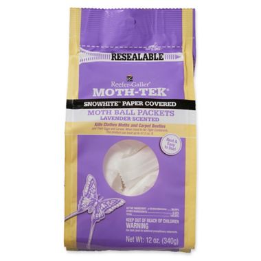 Moth-Tek&reg; Snowhite&trade; Lavender Scent Moth Ball Packets. View a larger version of this product image.