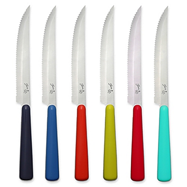 Fiesta&reg; 6-Piece Merengue Multicolor Steak Knife Set. View a larger version of this product image.