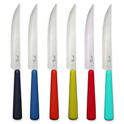 Fiesta® 6-Piece Merengue Multicolor Steak Knife Set