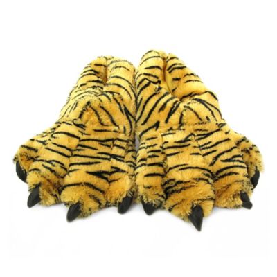 Wishpets Furry Bengal Tiger Slippers 