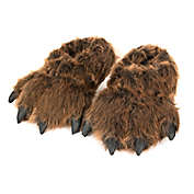 Wishpets Furry Grizzly Bear Slippers