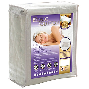 Bedbug Solution Elite Zippered 16-Inch Deep Mattress Cover. View a larger version of this product image.