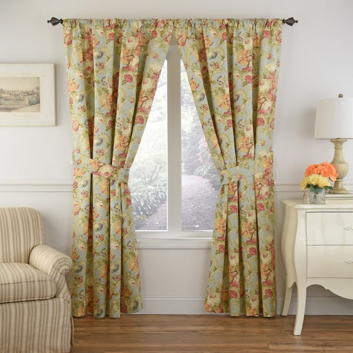 Waverly® Spring Bling Room Darkening Window Curtain Panel ...