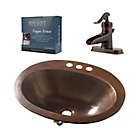 Alternate image 0 for Sinkology BOD-0903BC-F042 Seville All-in-One Copper Sink and Faucet Kit