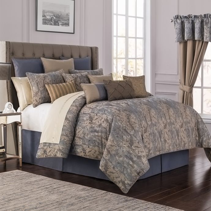 Waterford® Alisanne Reversible Comforter Set Bed Bath and Beyond Canada