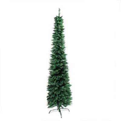 unlit artificial christmas tree