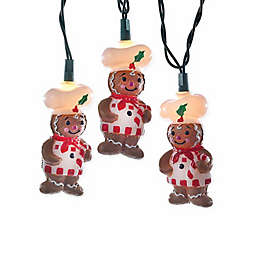 Kurt Adler 10-Light Gingerbread Light Set