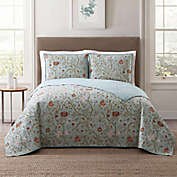 Style 212 Bedford Full/Queen Quilt Set in Blue