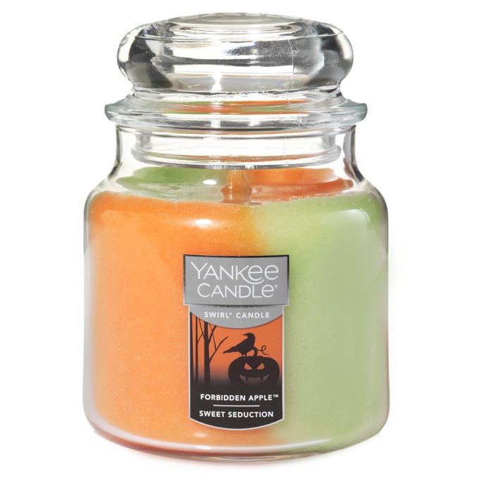 Yankee Candle Swirl Medium Jar Candle In Forbidden Apple Sweet Seduction Bed Bath Beyond