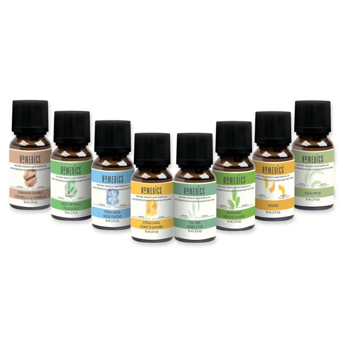 HoMedics® Essential Oil Gift Set with 8 Oils | Bed Bath and Beyond Canada