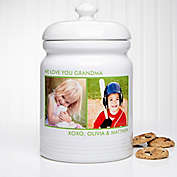 Picture Perfect 2-Photo Multicolor Cookie Jar