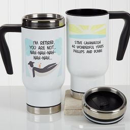 I'm Retired 14 oz. Retirement Commuter Travel Mug in White