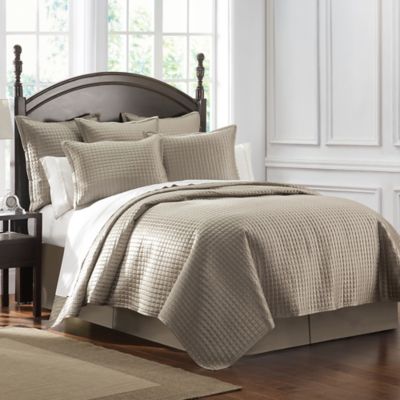 taupe quilt bedding