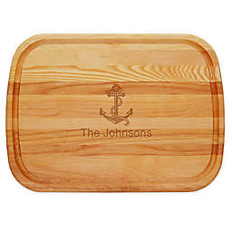 Carved Solutions Personalized Anchor 21-Inch x 15-Inch Everyday Board