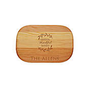 Carved Solutions Grateful Thankful 10-Inch x 7-Inch Everyday Board