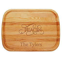 Carved Solutions "Peace" 21-Inch x 15-Inch Everyday Board