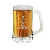 Carved Solutions Anchor Clear Glass Sports Mug