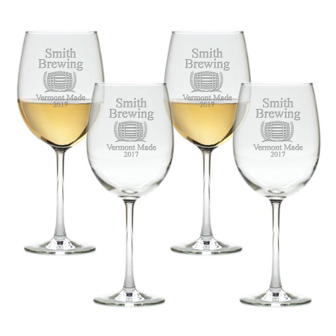 Carved Solutions Brewing Tulip Wine Glasses (Set of 4) Bed Bath & Beyond