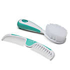 Alternate image 2 for Safety 1st&reg; Easy Grip Brush and Comb Set in Green