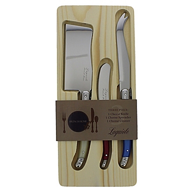 Laguiole&reg; by French Home 3-Piece Cheese Knives. View a larger version of this product image.