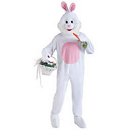 Bunny Mascot One-Size Adult Costume in White