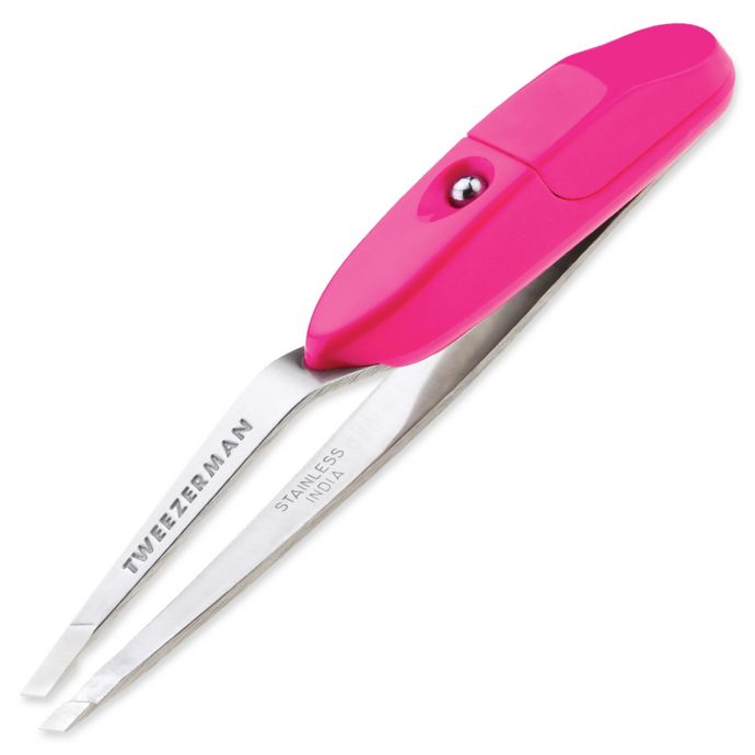 Tweezerman® Expeertweeze Lighted Slant Tweezer Bed Bath & Beyond