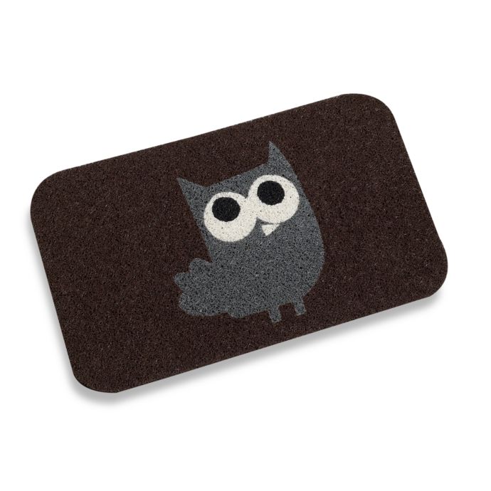 Kikkerland® 18Inch x 30Inch Owl Door Mat Bed Bath and Beyond Canada