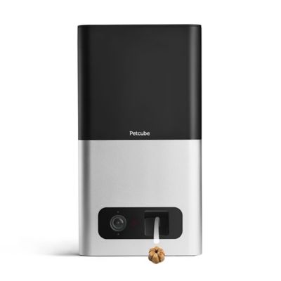 Petcube Bites Interactive Wi-Fi Pet Camera and Treat Dispenser in Matte Silver
