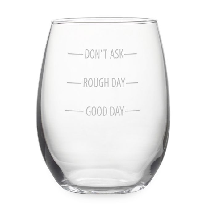 bed bath beyond stemless wine glasses