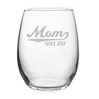 Alternate image 0 for Susquehanna Glass &quot;Mom Since&quot; Stemless Wine Glass