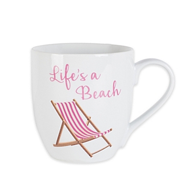 Everyday White&reg; by Fitz and Floyd&reg; Beach Chair Mug. View a larger version of this product image.