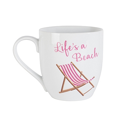Everyday White&reg; by Fitz and Floyd&reg; Beach Chair Mug. View a larger version of this product image.