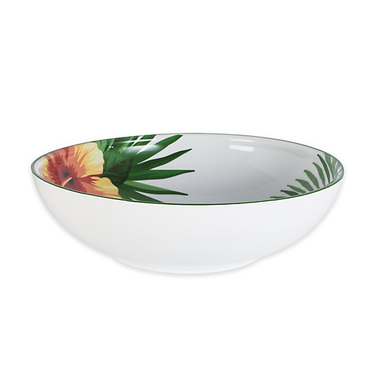 Alternate image 1 for Everyday White® by Fitz and Floyd® Tropical Pasta Serving Bowl