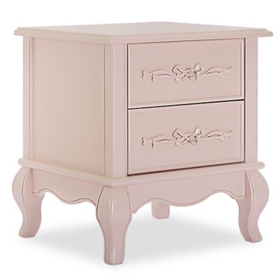 evolur aurora nightstand ivory