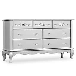 evolur™ Aurora 7-Drawer Double Dresser in Akoya Grey Pearl