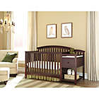 Alternate image 2 for Westwood Design Montville 4-in-1 Convertible Crib and Changer Combo in Chocolate Mist