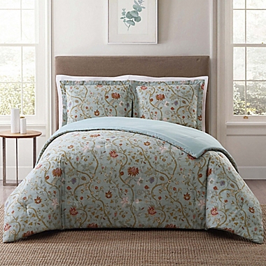 Style 212 Bedford Twin XL Comforter Set in Blue. View a larger version of this product image.
