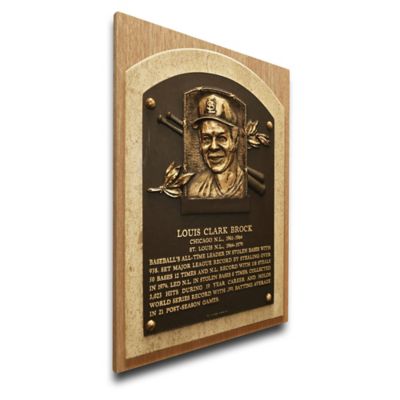 MLB St. Louis Cardinals Lou Brock That&#39;s My Ticket Hall of Fame Canvas Plaque | Bed Bath & Beyond