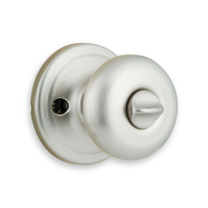 Juno Satin Nickel Bedroom Bathroom Door Knob Bed Bath Beyond