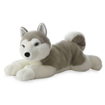 white husky plush