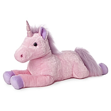Aurora&reg; Super Flopsies Celestia Unicorn Plush Toy in Pink. View a larger version of this product image.