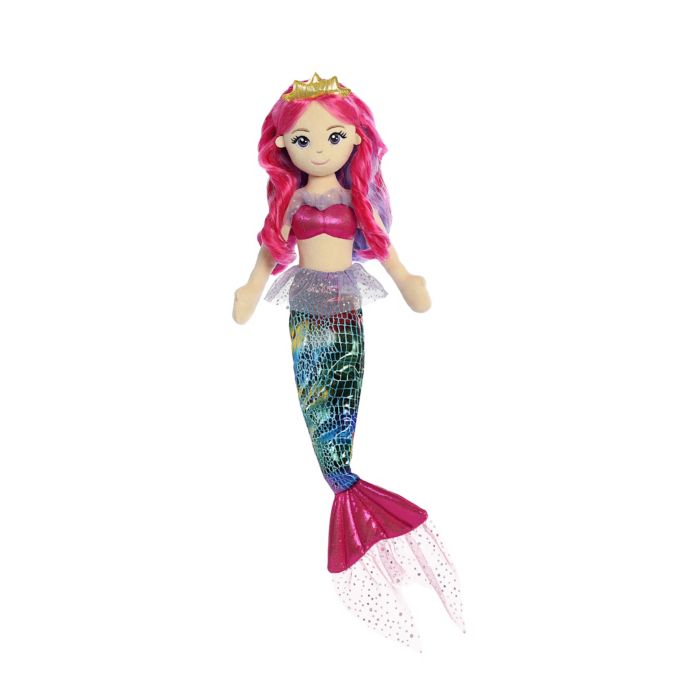 aurora mermaid plush doll