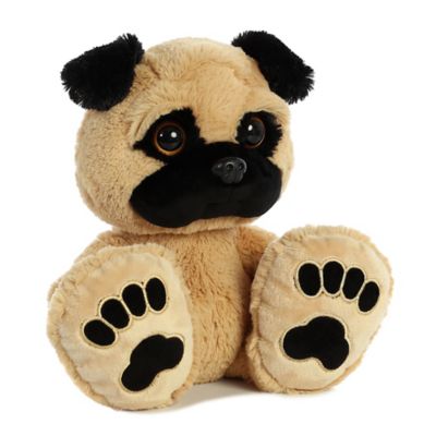 black pug plush