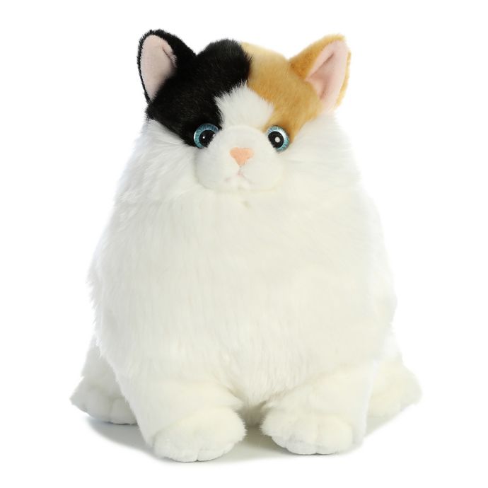 plush calico cat