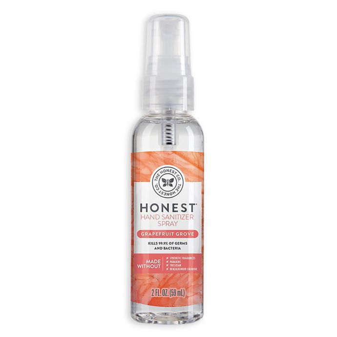 Honest 2 Oz Spray Hand Sanitizer In Grapefruit Grove - 