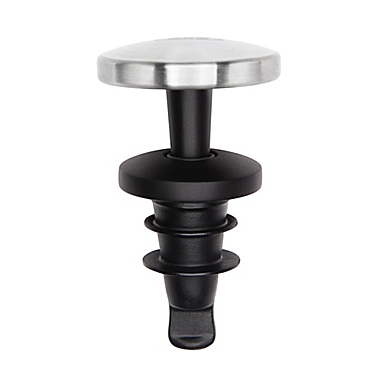 OXO&reg; Perfect Seal Expanding Wine Bottle Stoppers in Grey/Black  (Set of 2). View a larger version of this product image.