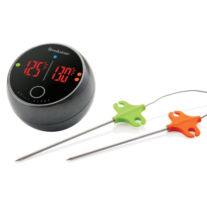 Brookstone® Bluetooth Grill Alert Thermometer in Black | Bed Bath & Beyond