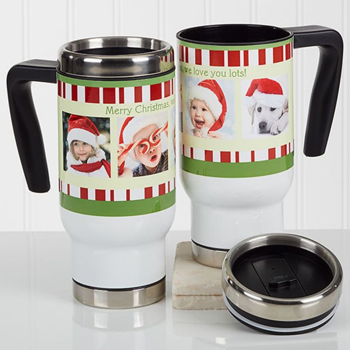 Christmas Photo Message 14 oz. Commuter Travel Mug Bed Bath & Beyond