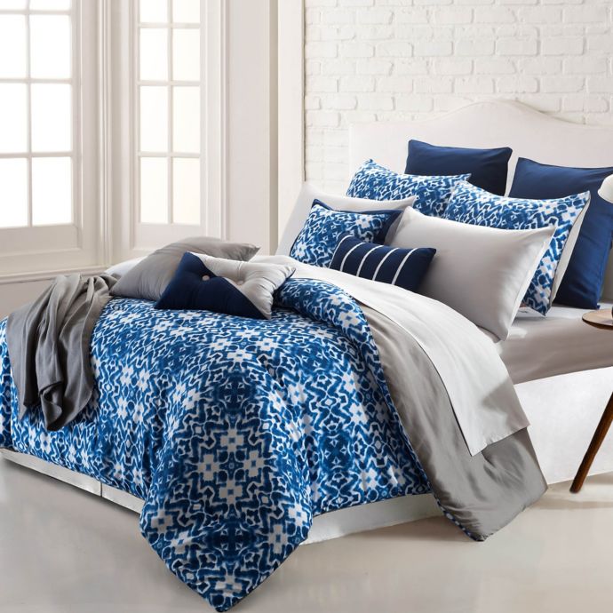 Shibori Ikat Reversible Comforter Set Bed Bath Beyond